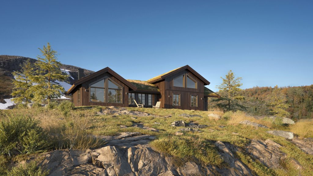 Telemark hutten - Storeble Panorama