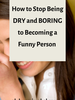 How to be funny