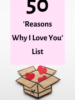 Reasons why I love you list