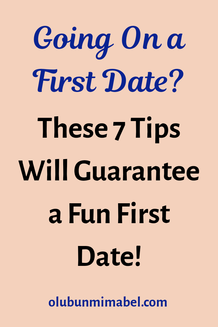 How to Have a Fun (First) Date