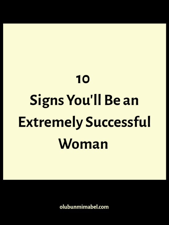 10 Signs You’ll Be a Successful Woman