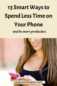 spend less time on your phone