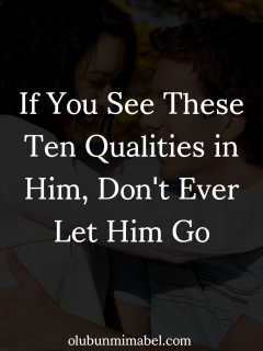 qualities to look for in a man