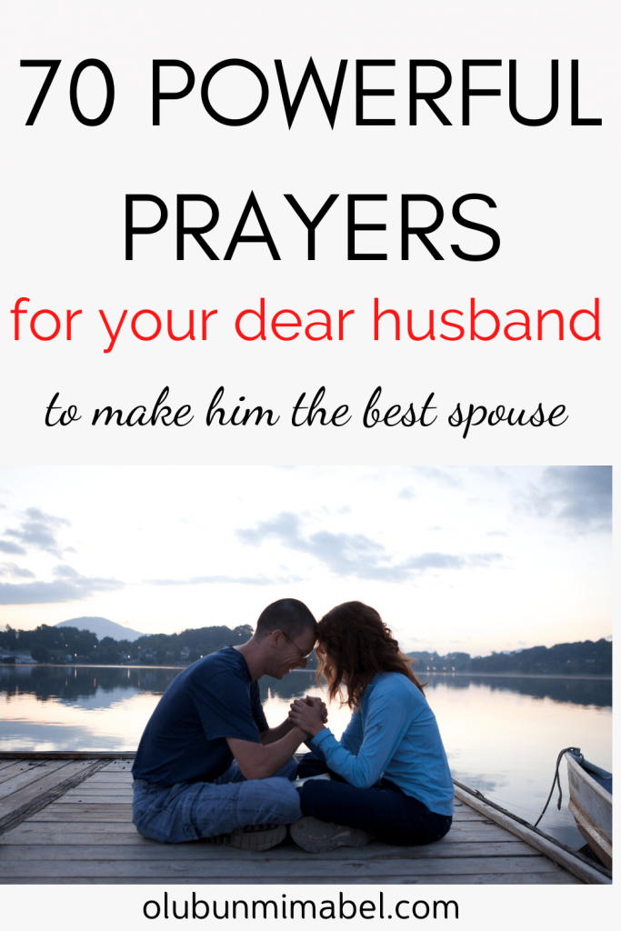 prayers for my husband