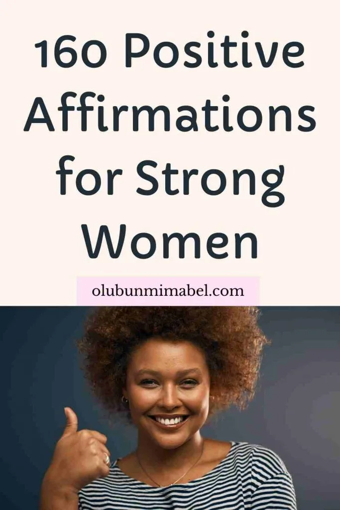 positive affirmations for women