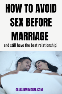how to avoid sex before marriage