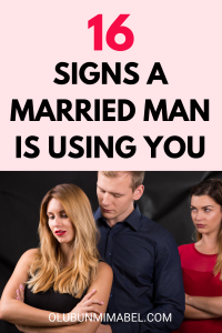 Signs a Married Man is Using You