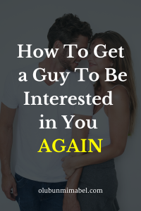 Once a Guy Loses Interest Can You Get It Back