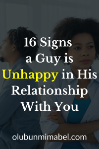 16 Subtle Signs a Guy is Unhappy in His Relationship