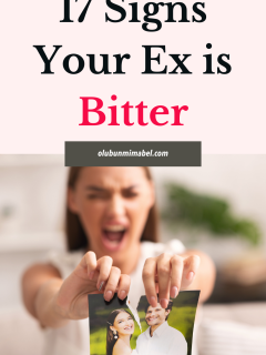 SIGNS YOUR EX IS BITTER