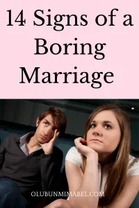 Signs of a Boring Marriage