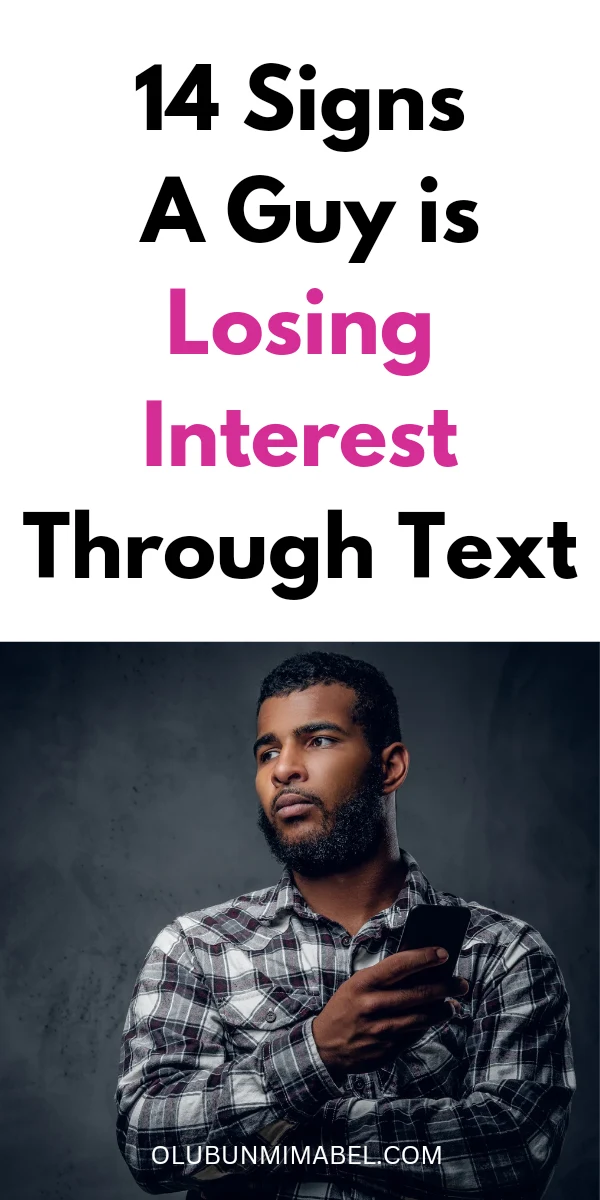 Signs A Guy Is Losing Interest Through Text