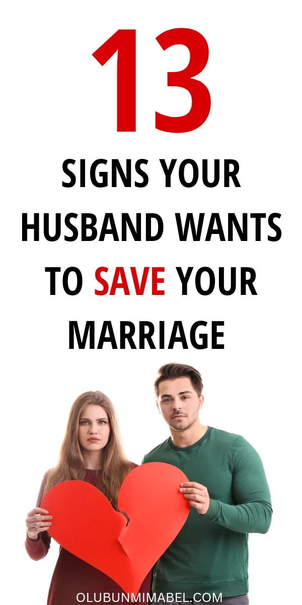  Signs Husband Wants To Save Marriage