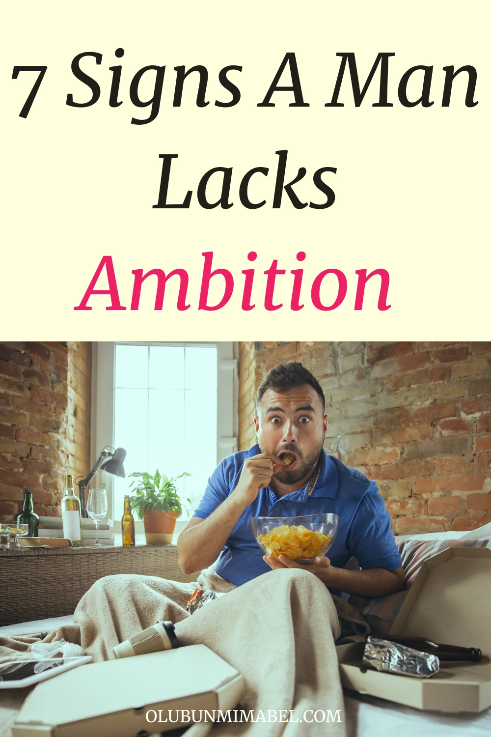 Signs a Man Lacks Ambition