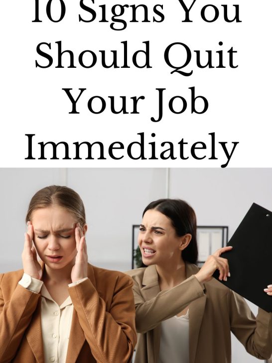 10 Signs You Should Quit Your Job Immediately