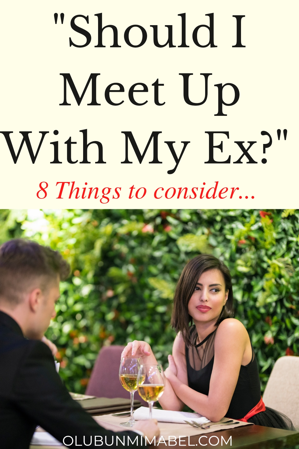 should i meet up with my ex