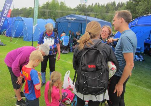 Familjen Käck samlas på O--ringen