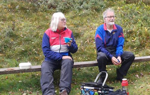 Monica och Jan efter väl genomförd tävling