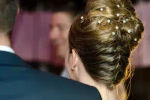 chignon mariage pour cheveux longs