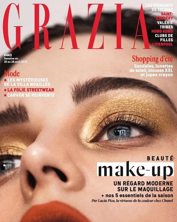 couverture magazine grazia