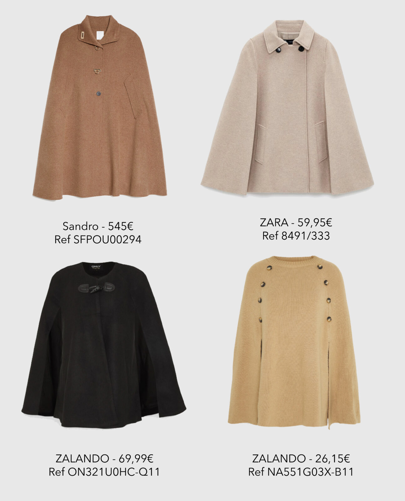 Les capes - Get the Look