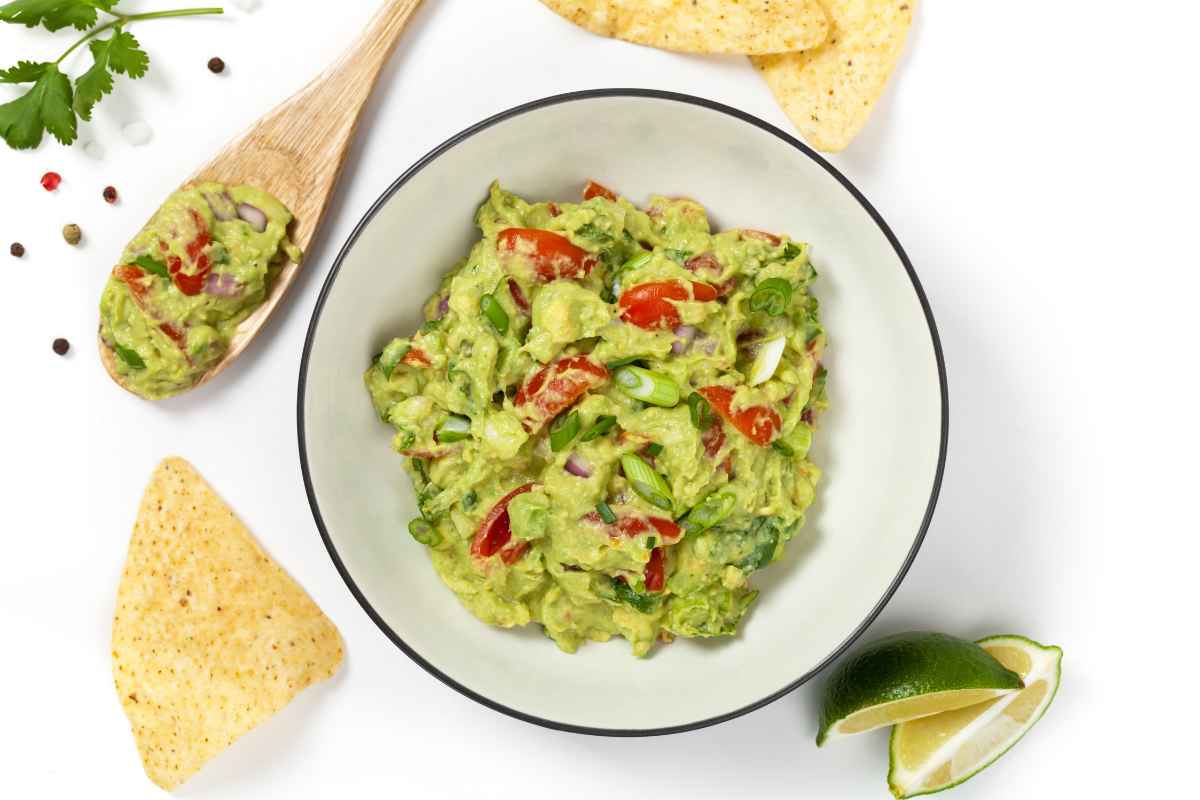 Guacamole poivron Mexique avocat sauce