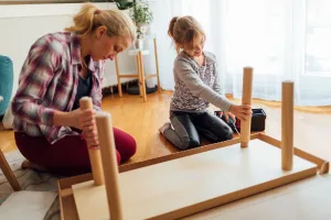 bricolage en famille maison enfants