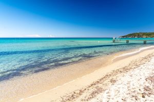 courir sur la plage