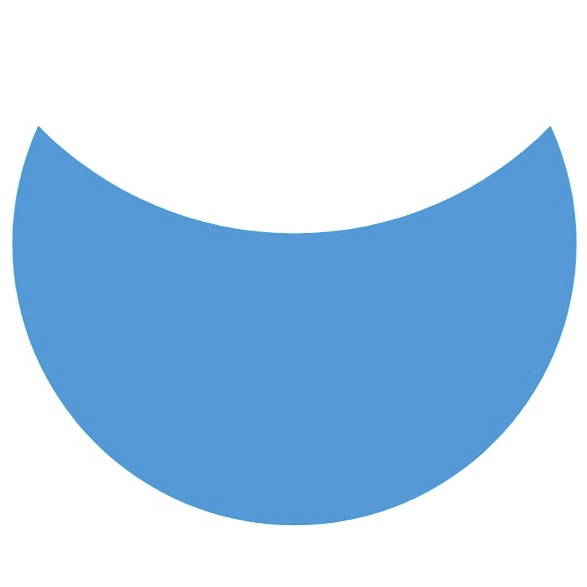 3e aspect van de begeleiding de onderneming Blauw maantje logo