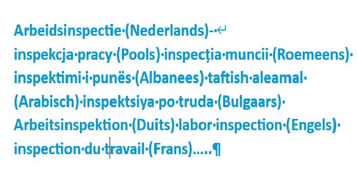 arbeidsinspectieVertaald Arbeidsinspectie vertaald in alle talen van je medewerkers