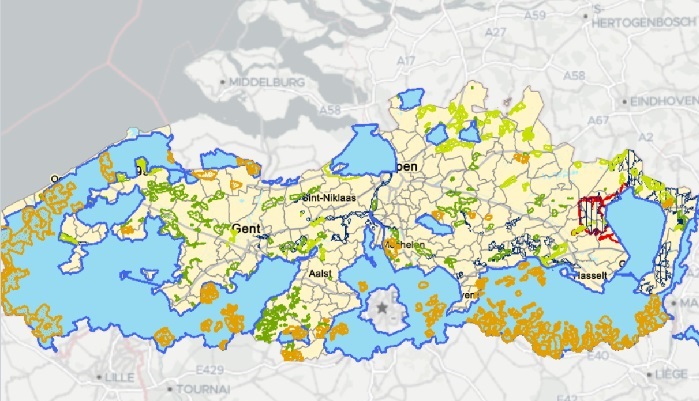 beheersvergoedingVLM vlaamse kaart waar je allemaal een beheersvergoeding kan vragen
