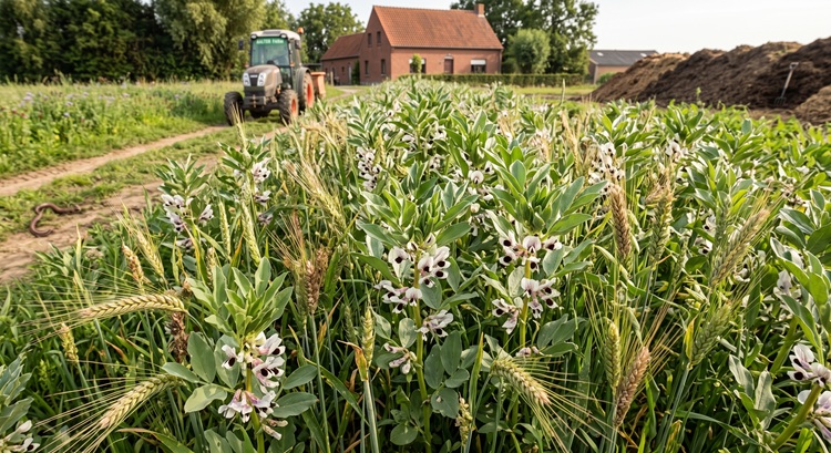 mengteelt ingevulde rekentool rendement mengteel graan vlinderbloemigen
