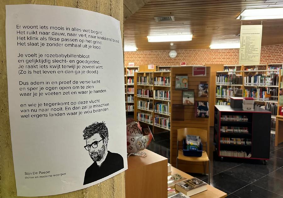 Hommage – Thuisstad Zele brengt hommage aan dichter Stijn De Paepe