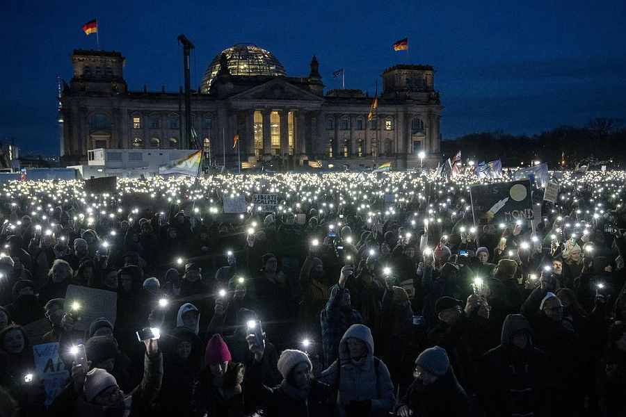 Protest in Duitsland