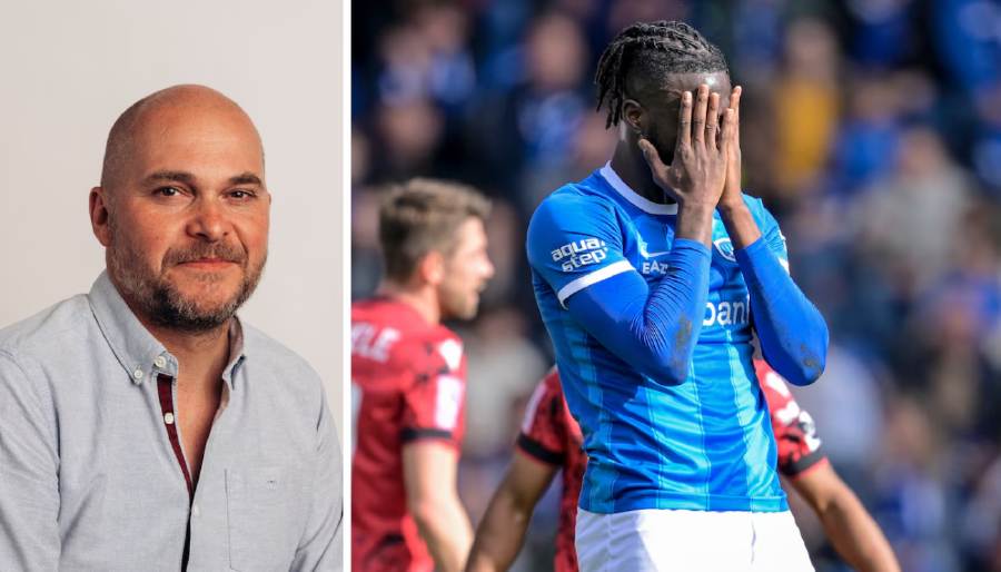 Commentator Bart Eeckhout - Vorig weekend moest de spits van KRC Genk, Tolu Arokodare, vreselijke, racistische commentaren ondergaan omdat hij een penalty had gemist.Beeld Eva Beeusaert - Photo News