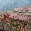 Rode bergen van Dongchuan