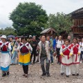 Dansen op het plein in Lijiang