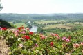 Uitzicht op de rivier Dordogne