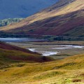 Uitzicht in het dal van Glencoe