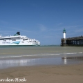 De ferry van Dover naar Calais