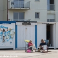 Strandhuisjes op de boulevard