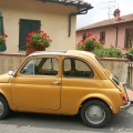 Fiat 500 in Volterra