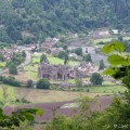 Uitzicht op Tintern Abbey