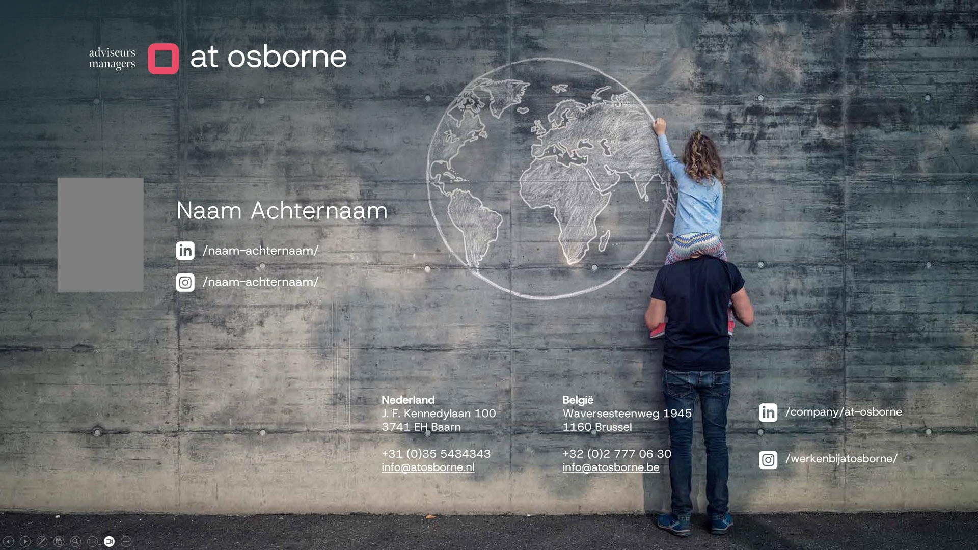 PowerPoint template AT Osborne