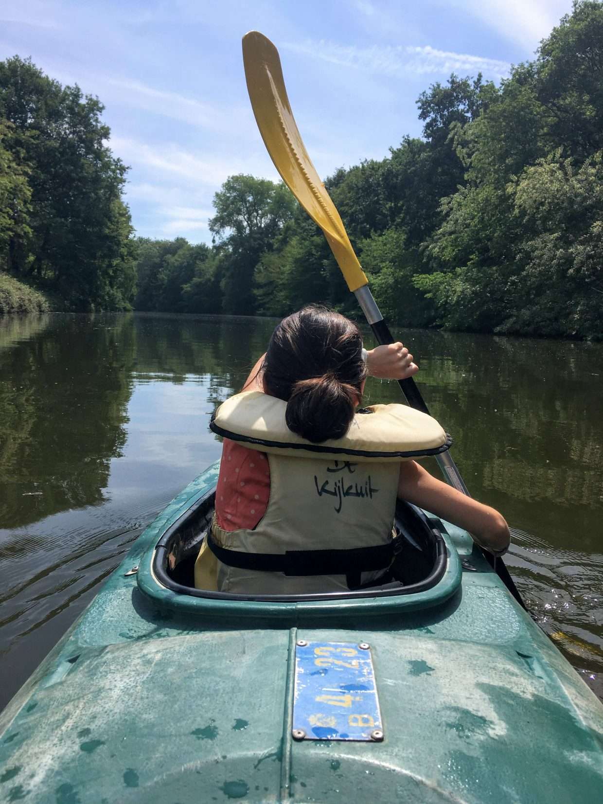 Varen met een kajak in Beernem