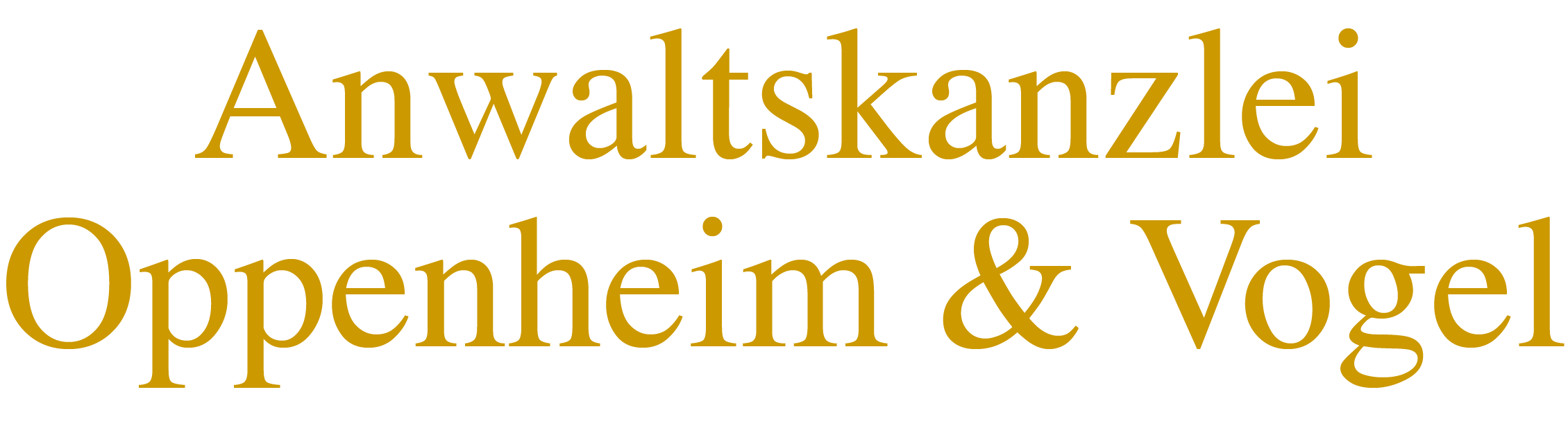 Rechtsanwälte – Oppenheim und Vogel Logo