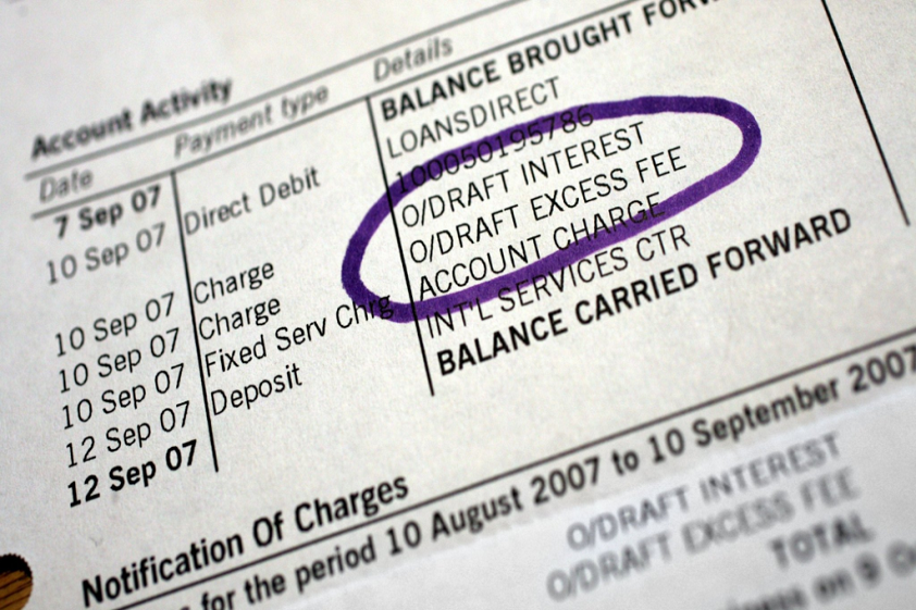 Can you go to jail for over-drafting your bank account?