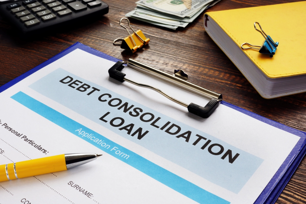 application form of debt consolidation