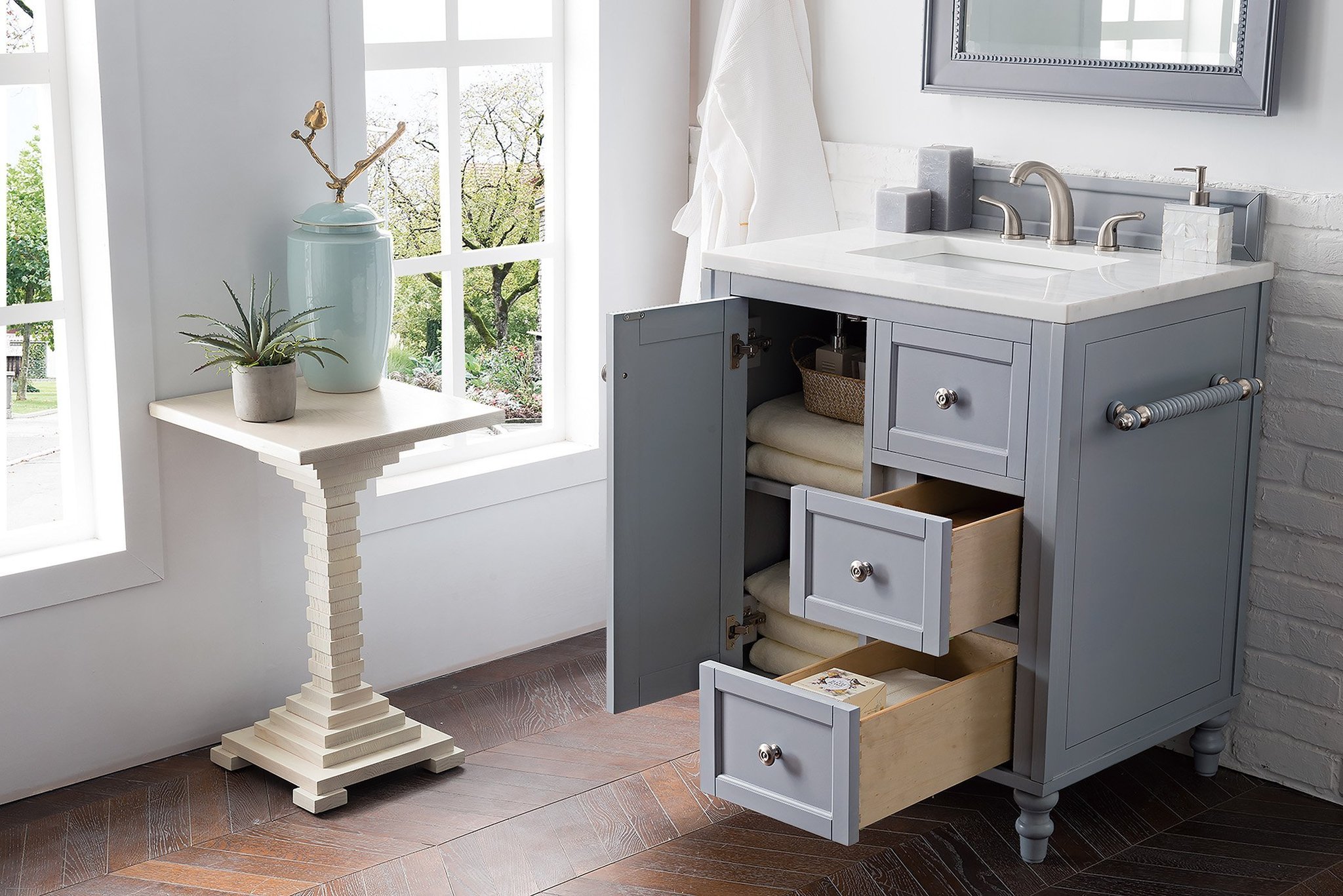 30 gray shop bathroom vanity