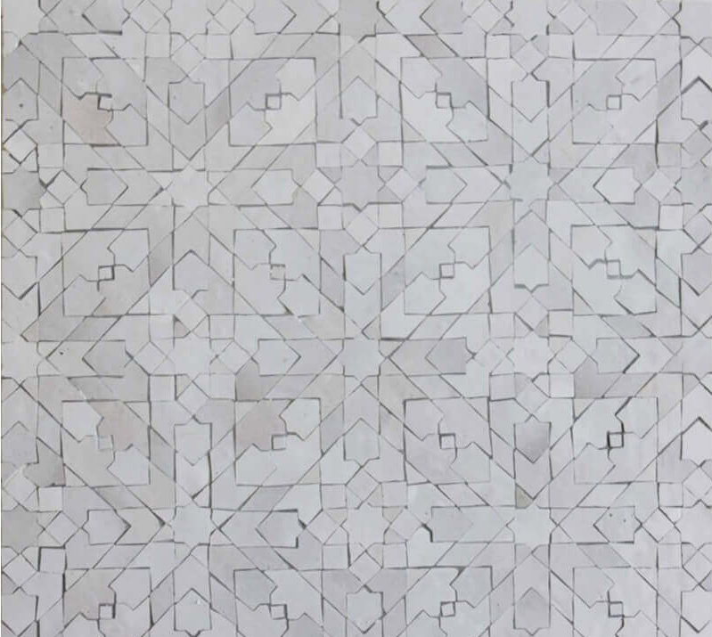 Zellige Casablanca Pattern 08 Opus Artis